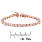 Diamond Classics&#8482; Rose Plated Rose-cut Tennis Bracelet - image 5