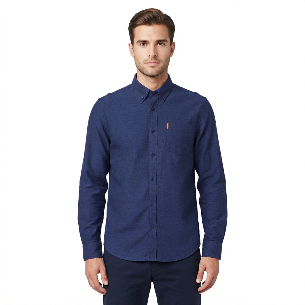 Mens Chaps Double Brush Stretch Corduroy Button Down Shirt