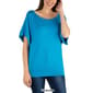 Womens 24/7 Comfort Apparel Loose Fit Dolman Top - image 7