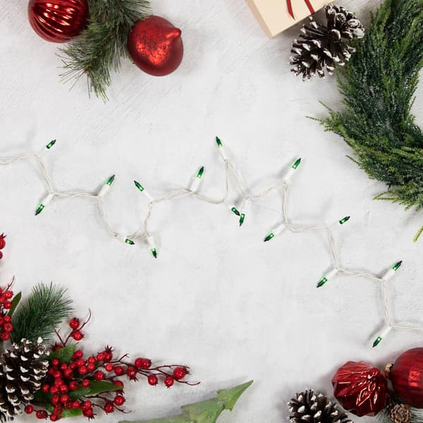Northlight Seasonal 10ft. Green Christmas Lights - White Wire