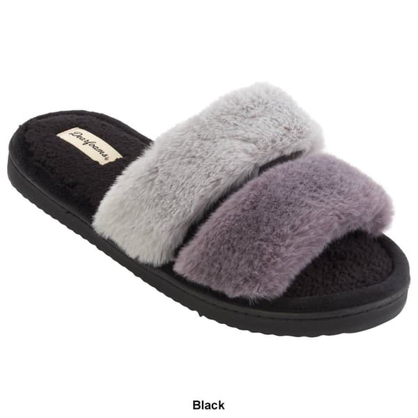Womens Dearfoams® Sapphire Color Block Slide Slippers