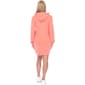 Womens White Mark Long Sleeve Solid Hoodie Sweatshirt Dress - image 2