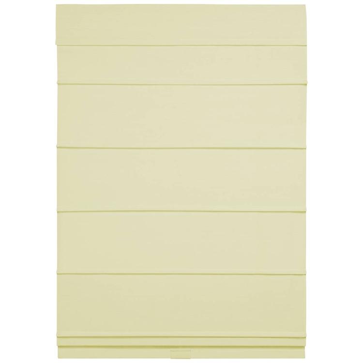 5in. Cordless Textured Fabric Roman Shades - Ivory
