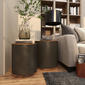 9th & Pike® 2pc. Rustic Black Metal Accent Table Set - image 9