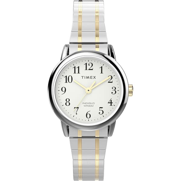 Womens Timex&#40;R&#41; Easy Reader&#40;R&#41; Two-Tone Analog Watch - TW2W52500JT