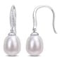 Gemstone Classics(tm) Pearl Shepherd Hook Earrings - image 1