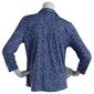 Petite Hasting & Smith 3/4 Roll Tab Sleeve Ditsy Tee - image 2
