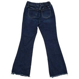 Girls &#40;7-14&#41; YMI&#174; Destructed Flared Fit Elastic Back Jeans
