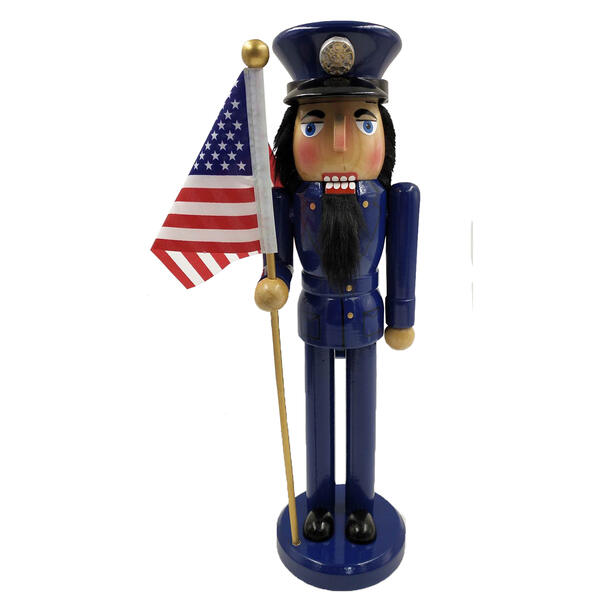 Santa's Workshop 14in. Air Force Nutcracker - image 