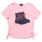 Girls (7-16) Dream Girl Combat Boots w/ Charms Short Sleeve Tee - image 1
