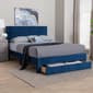 Baxton Studio Elora Modern Pleated Velvet Storage Queen Bedframe - image 8