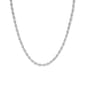 22in. Sterling Silver Rope Chain Necklace - image 1