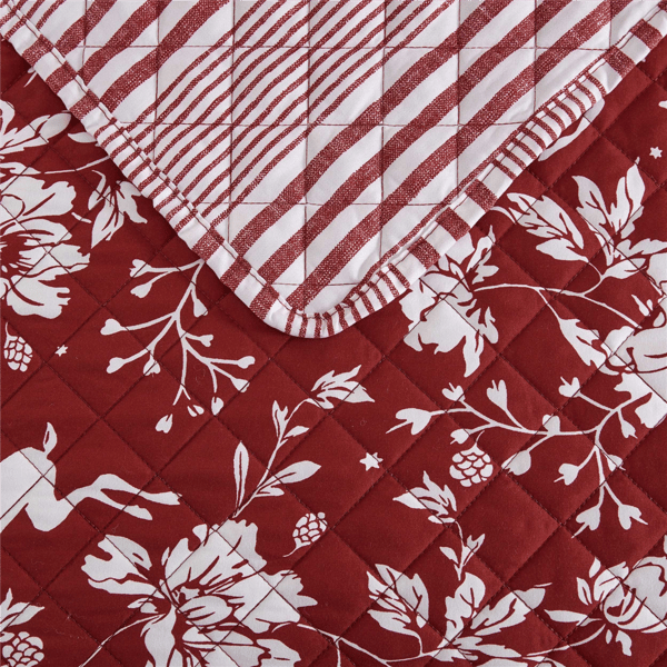 Martha Stewart Dancing Deer Quilt Set