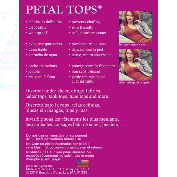 Womens Braza Bra Petal Tops