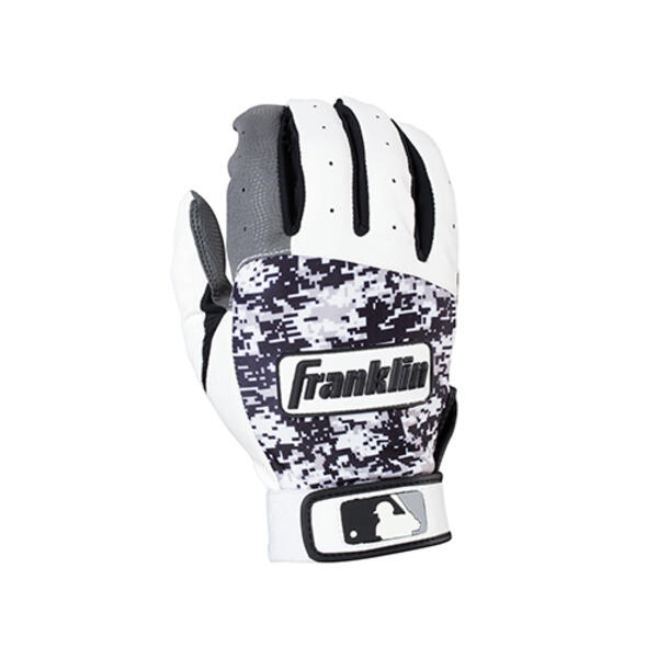 Franklin(R) Adult Digitek MLB Gloves-Grey/White/Black - image 