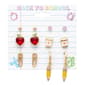 Ball/Rhinestone/Pencil/Paper Clip/Arrow/Coffee Earrings Set - image 2