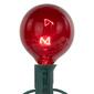 Northlight Seasonal 10ft. Red G50 Globe Christmas Patio Lights - image 3