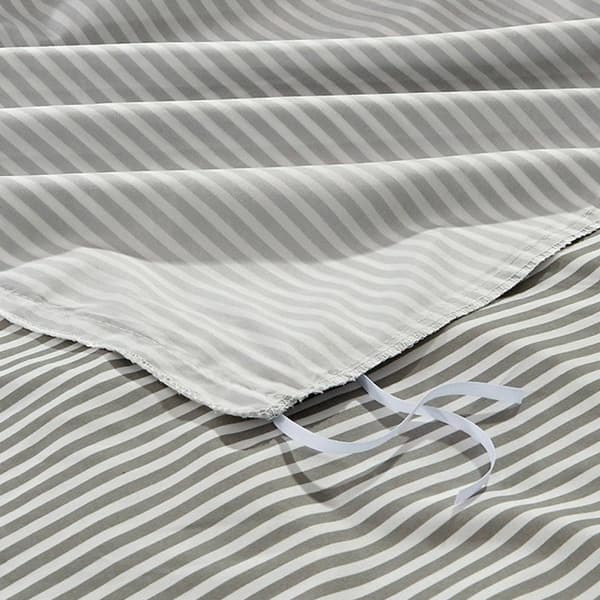 Bibb Home Oxford 4pc. Duvet & Down Alternative Comforter Set