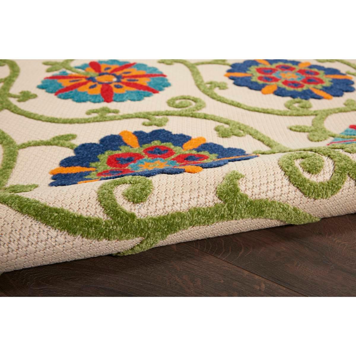 Nourison Aloha Vines Contemporary Round Rug