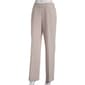 Womens Kasper Solid Fly Front Elastic Back Pants - image 1