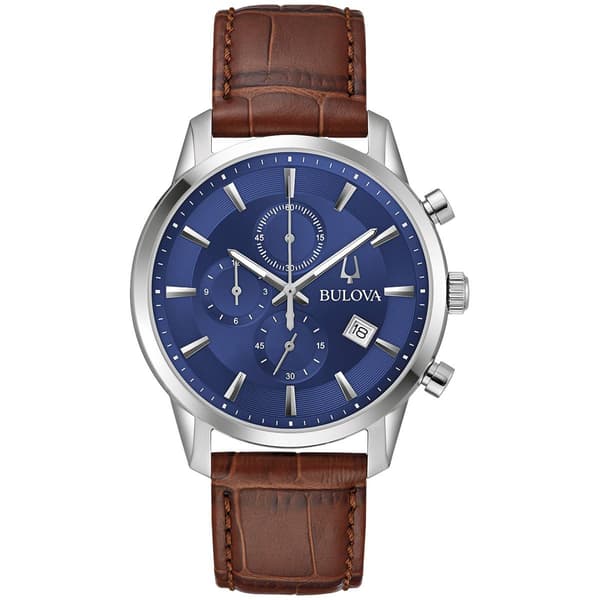 Mens Bulova Sutton Cronograph Bracelet Watch - 96B402 - image 