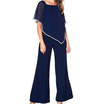 Rhinestone Trim Jumpsuit main image 0