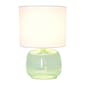 Simple Designs 13.7in. Glass Table Lamp - image 2