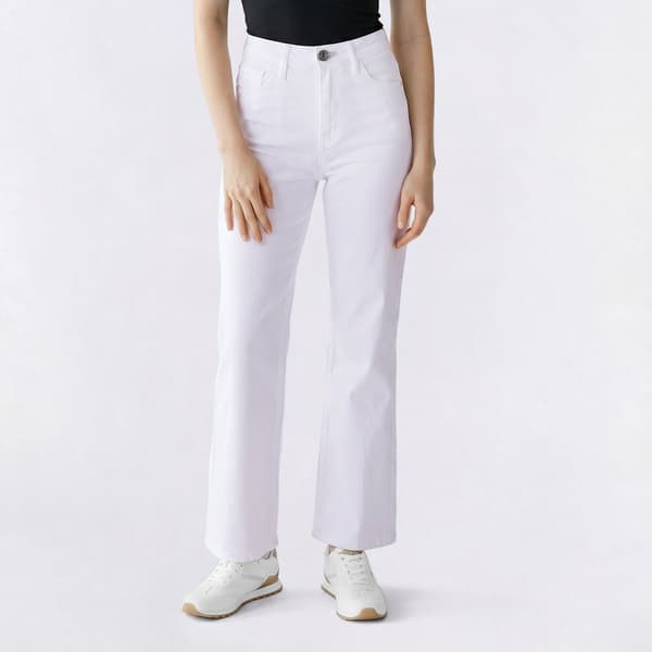 Juniors YMI Bella High Rise Wide Leg Jeans with Seam Detail