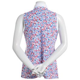 Womens Tommy Hilfiger Sleeveless Fountain Floral Polo