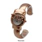 Womens Olivia Pratt&#8482; Cat w/ Glasses Face Bangle Watch - H10065 - image 6