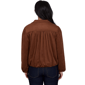 Womens Ruby Rd. English Countryside Faux Suede Bomber Jacket - image 2