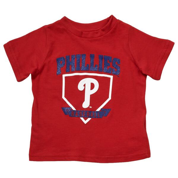 Baby Boy &#40;12-24M&#41; Outer Stuff&#40;R&#41; Phillies Home Runner Tee - image 