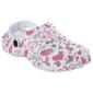 Big Girls Foam Walk&#40;R&#41; Silver & Pink Heart Clogs - image 1