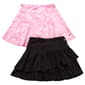Girls (7-16) RBX 2pk. Solid & Leaf Camo Skort Set - image 2