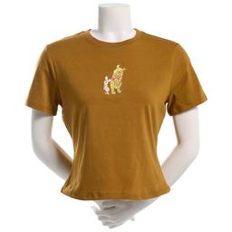 Juniors Hybrid Embroidered Pooh & Piglet Baby Tee