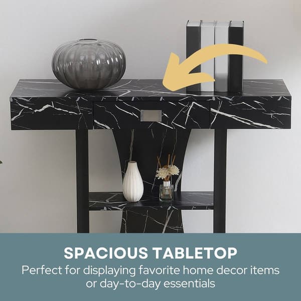 Convenience Concepts Newport 1 Drawer Harri Console Table