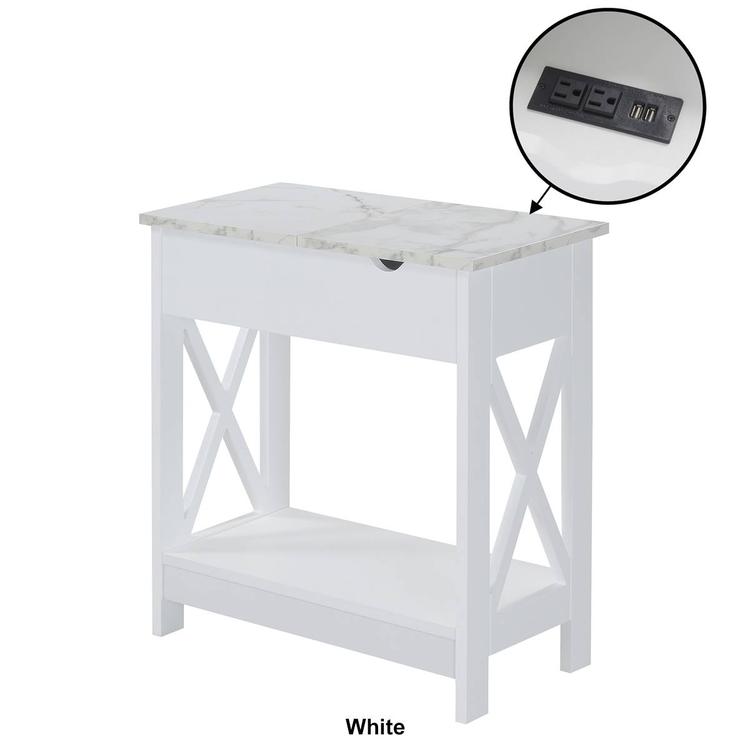 Convenience Concepts Oxford Flip Top End Table