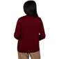 Petite Alfred Dunner Union Square Scallop Two in One Blouse - image 2