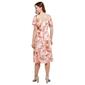 Womens Luxology Short Sleeve Floral Dress - Taupe - image 2