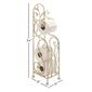 9th & Pike&#174; Cream Iron Traditional Toilet Paper Towel Holder - image 9