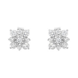 Diamond Classics&#40;tm&#41; 1/2ctw. Diamond Flower Stud Earrings
