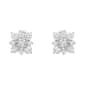 Diamond Classics&#40;tm&#41; 1/2ctw. Diamond Flower Stud Earrings - image 1