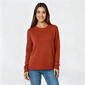 Petite Emily Daniels Long Sleeve Solid Crew Neck Sweater - image 1