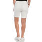 Womens Rafaella&#174; Raw Edge Cuffed Denim Shorts - White - image 2