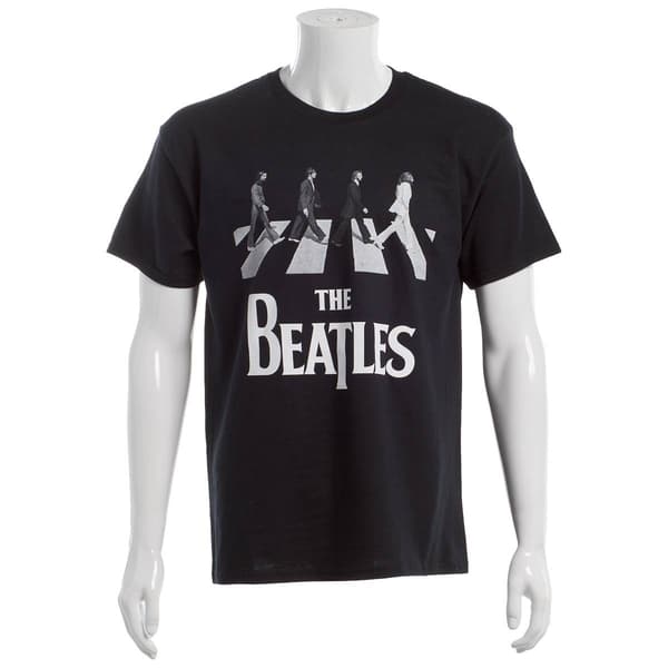 Young Mens Beatles Abbey Road Short Sleeve Graphic Tee
