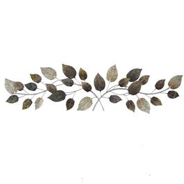 9th & Pike&#40;R&#41; Large Metal Textured Leaf Wall Decor