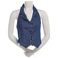 Juniors A. Byer Denim Button Up Collar Halter Vest - image 1