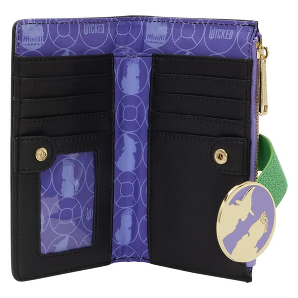 Wicked Glinda & Elphaba Floral & Lace Flap Wallet