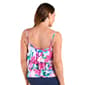 Womens Maxine Spring Bouquet Triple Tier Tankini Swim Top - image 2