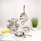 BergHOFF Ouro Gold 2pc. 18/10 Stainless Steel Fry Pan Set - image 5
